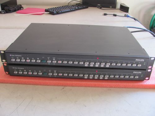 Lot of 2x philips bosch ltc 2682/90 system4 multiplexer 16 channel color triplex for sale