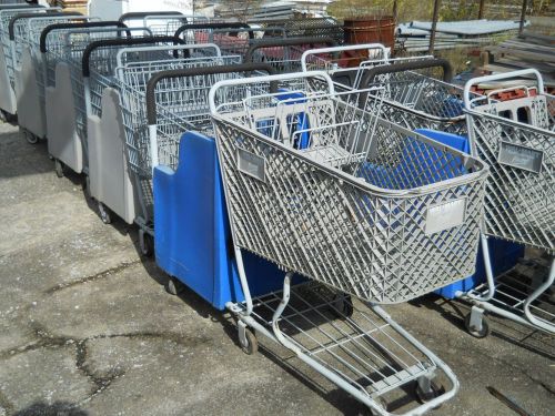 COMMERCIAL SHOPPING CARTS WITH SPECIAL CHILD SEATING, USED