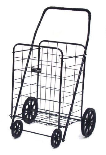 Easy Wheels Jumbo-A Shopping Cart, Black