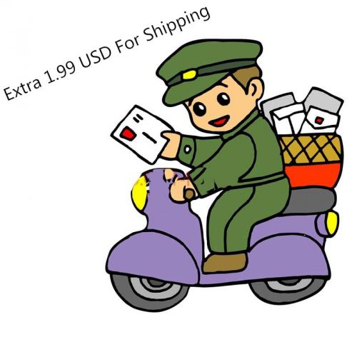Extra Shipping cost of 1.99 for registered china post office mail service