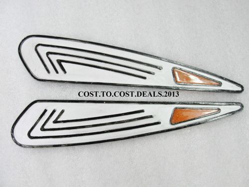 2X-Lambretta Side Panel Badges Monogram Pair