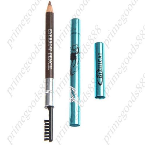 Brown Tip Eyebrow Pencil with Brush Eyebrow Pencil Cosmetic Tool Makeup