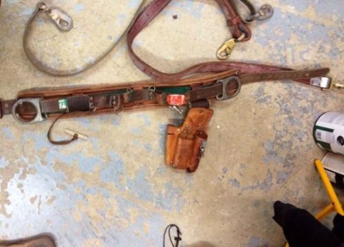 Buckingham Climing Belt Size 25 With 2 Tree Straps, And Tool Pouch