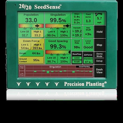 Precision planting 2020 seedsense planter monitor john deere kinze
