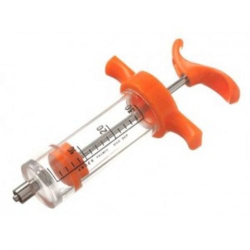 Ardes Nylon 30cc Livestock Syringe Vaccinators One Hand Operation Luer-Lock