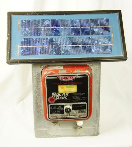 PARMAK Solar ELECTRIC FENCE -6 Volt Battery- 25 Mile Range DF-SP-LI Rechargeable