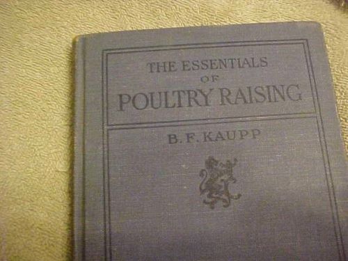 The essentials of Poultry raising