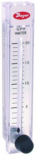 Rate Master Series Flowmeter 5&#034; Scale Range 100 Gph Water With Stainless