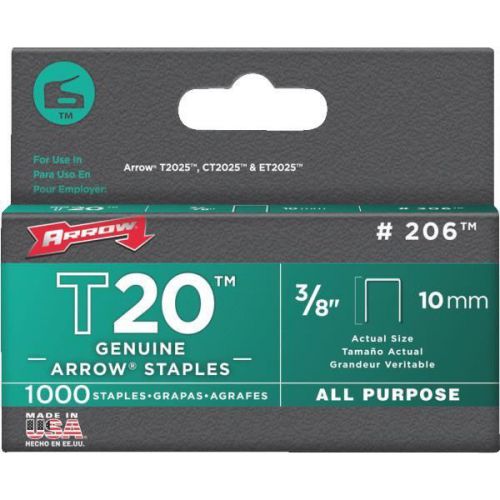 Arrow fastener 206 staple-3/8&#034; staple for sale