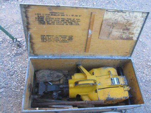 Pionjar 120 gas powered jack hammer, original case, w/ bits &amp; extras, mining for sale