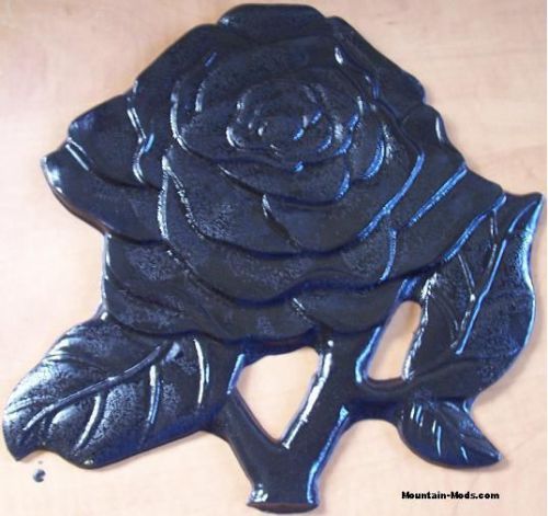 Concrete Cement Flower Rose 12&#034; Stamp Texture Mat Form Inlay BORDER ART New