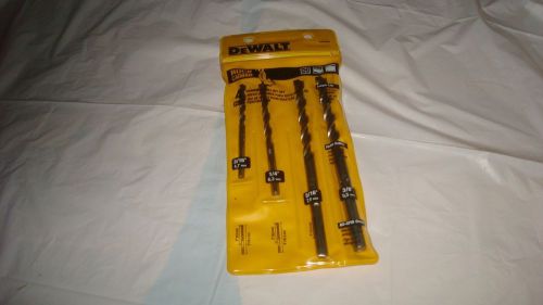Dewalt 4 pc hammer drill bit set(3/16,1/4,5/16,3/8) for sale
