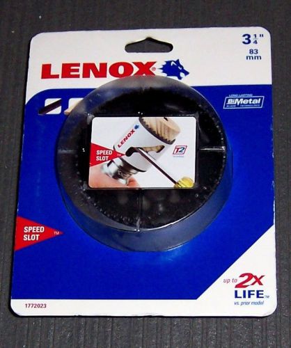 Lenox Tools 1772023 3-1/4&#034; Bi-Metal Speed Slot Hole Saw