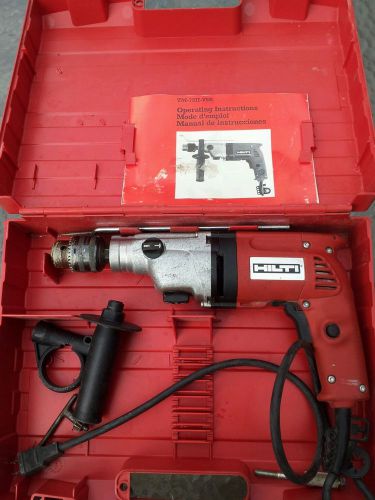 HILTI HAMMER DRILL MODEL TM-75II-VSR  WITH CASE AND MANUAL