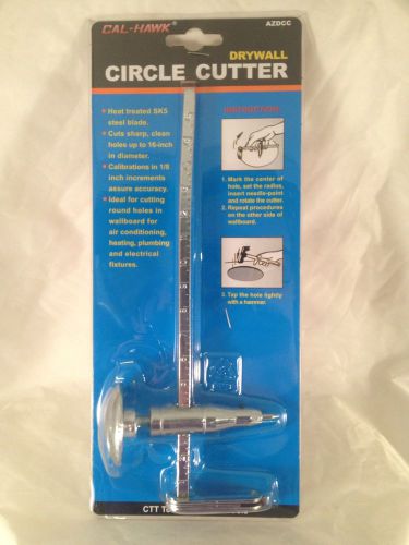 Cal-hawk drywall circle cutter azdcc for sale