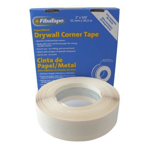 2&#034; X 100&#039; Steel Reinforced Paper Drywall Joint Tape