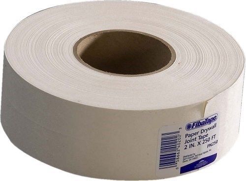 New saint-gobain fdw6619-u 2in x 500ft fibatape paper drywall joint tape, white for sale