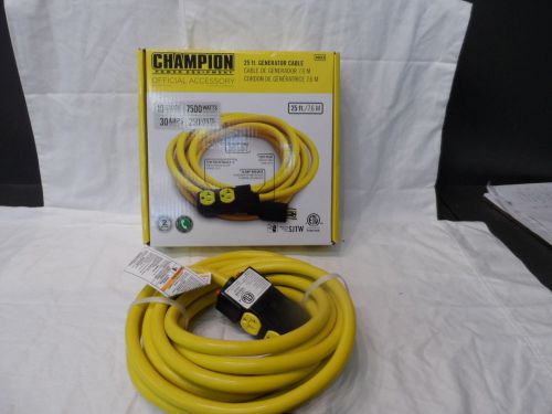 Champion 25 ft generator power cord - 30 amp for sale