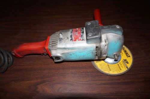 Milwaukee 9&#034; heavy duty sander grinder model 6052, 5000 rpm, 13 amp runs great for sale