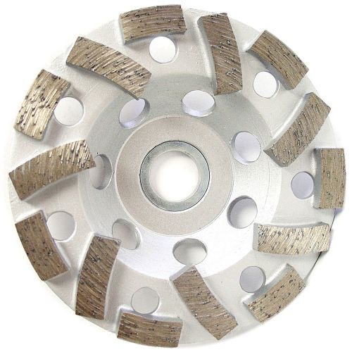 4” premium fan style concrete diamond grinding cup wheel for angle grinder for sale