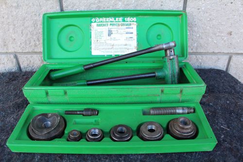 Greenlee Ratchet Punch Driver - model 1806