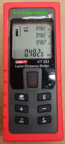 Laser distance meter range finder area volume tester 0.05 to 80 meters ut392 for sale