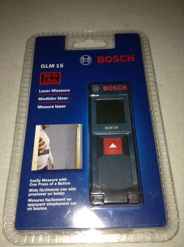 Bosch GLM 15 Laser Measurer 50ft 15m New