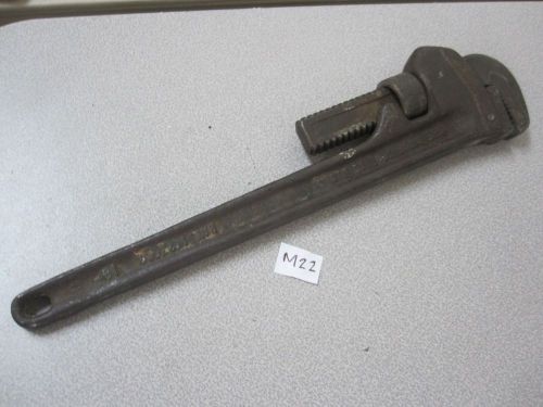 RIDGID 18&#034; PIPE WRENCH PAT #1727623