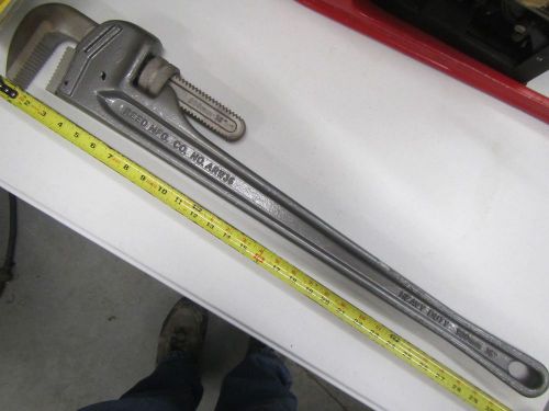 Reed mfg arw36 aluminum 36&#034; pipe wrench  alloy steel jaws ridgid disign beast!! for sale