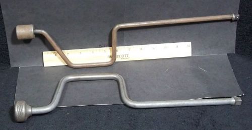 Speed Wrench Set - 3/8&#034; Wright &amp; 1/2&#034; No Name - (2) Vintage Speed Wrenches