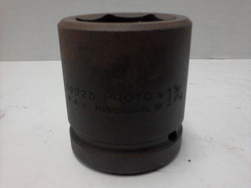 Proto 10025 socket, impact, 1 in dr, 1 9/16 in, 6pt for sale