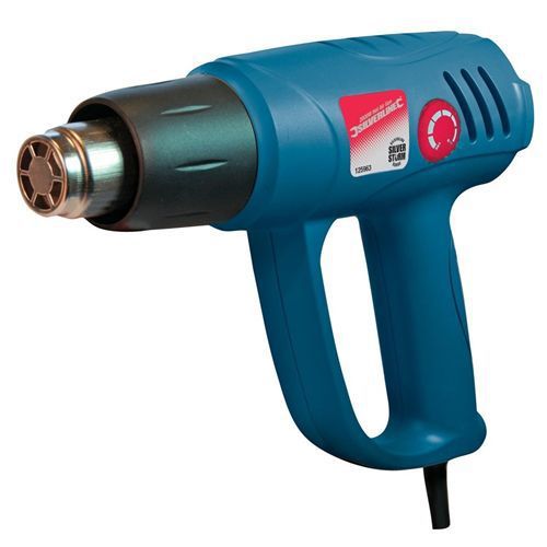 Silverline 125963 Hot Air Gun 2000 W 600?c Tools Heat Blowers Paint Stripping
