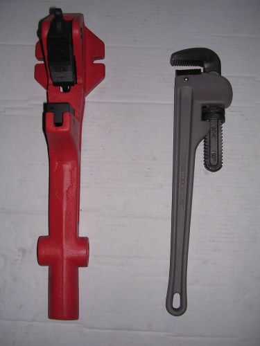 New foot wrench &amp; pipe wrench 1-1/4&#034;-2&#034; rothenberger collins pony pipe threader for sale