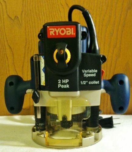 Ryobi 1/2&#034; plunge router variable speed electric for sale