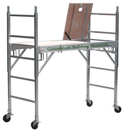 Aluminum scaffold rolling tower with hatch deck u locks for sale