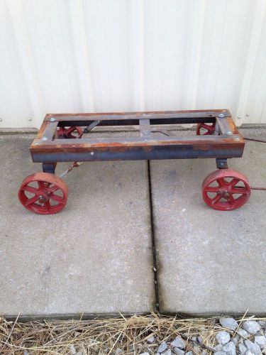 Antique Hit Ans Miss Gas Engine Cart Or Wagon Truck