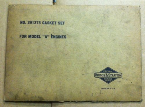 VINTAGE Antique Briggs &amp; Stratton Gas Engine Gasket Set Model A PART # 291373