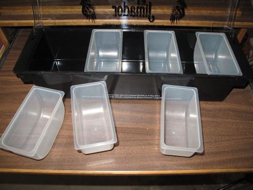 El jimador tequila condiment holder caddy 6 compartments bar party man cave for sale