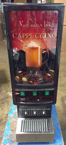 USED Cecilware 3K-GB-LD 3 Flavor Powdered Cappuccino/Hot Chocolate Dispenser