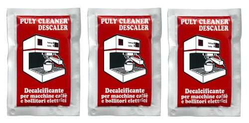 PULY / PULY CAFF CLEANER DESCALER ESPRESSO MACHINE CLEANER 3 - 30 GRAM PACKETS