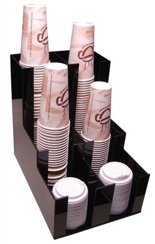 Cup lid dispensers holder coffee caddy rack dispenser counter organizer (1007) for sale