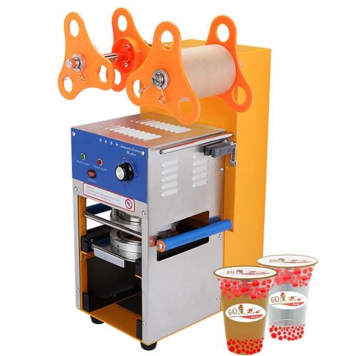 CUP SEALING MACHINE SMOOTH EDGE WITH SENSITIVE SCANER 110V/220V HOT PRODUCT
