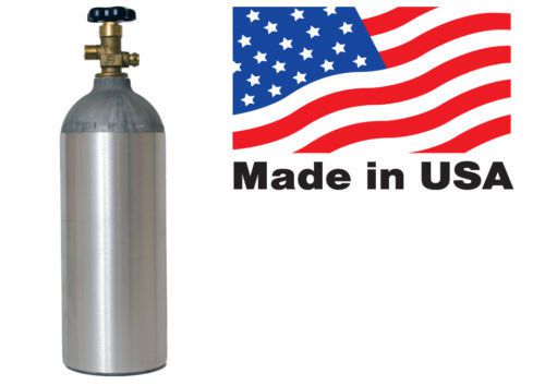5 pound lb, co2 bottle co505, free shipping!  new aluminum made in usa for sale
