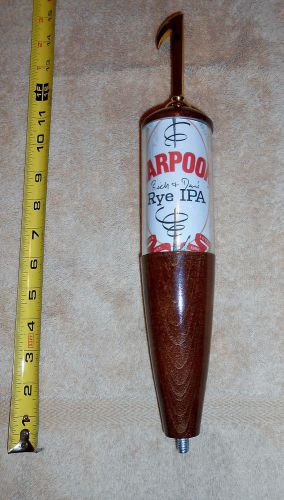 Harpoon&#039;s rye ipa beer tap handle, kegerator, jobckey box for sale