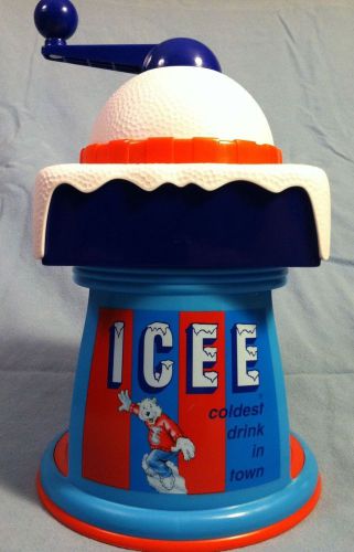 Icee Deluxe Slushy Machine Fun Easy to Make Snow Cone Shaved Ice