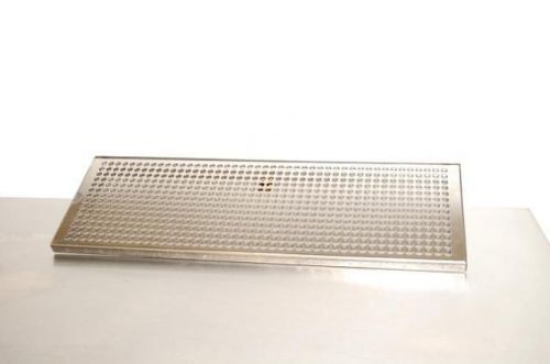 Drain trough, stainless steel, 24&#034; x 8&#034; for sale