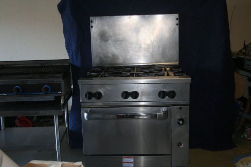 Comm&#039;l 6 Burner Range &amp; Oven - 36&#034; Gas