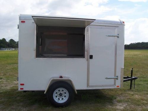 New!  2014  6 x 10 new low cost  catering, concession bbq trailer equipped for sale