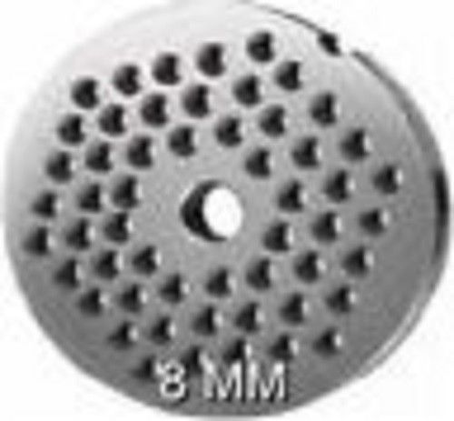 #20/22 S/S Meat Grinder Plate 8mm .......( 5/16&#034; Holes)