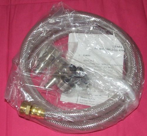 Dema T &amp; S Faucet Adapter Hose Kit Model 68-4 NEW